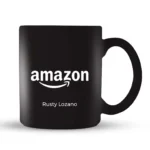 Custom sublimatable Black Mug for Corporate Gifts - Image 2