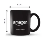 Custom sublimatable Black Mug for Corporate Gifts - Image 3