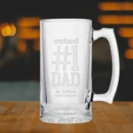 Father's Gift of Personalised Beer Mug