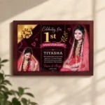 Smiles on Tiles (Wooden Frame)