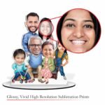 Personalised Caricature for Joint Family - Image 3