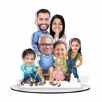 Personalised Caricature for Joint Family - Image 4