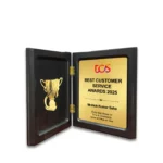 Premium Champions Wooden Book Style Memento - Image 2