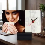 Stylish Rectangular Customizable Stylish Clock with Stand