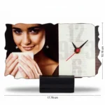 Stylish Rectangular Customizable Stylish Clock with Stand - Image 2