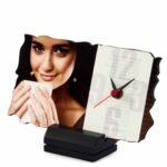 Stylish Rectangular Customizable Stylish Clock with Stand - Image 4