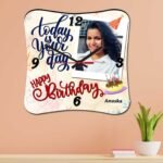 Wall Clock Personalised for Female Friend Birthday (11'x11')